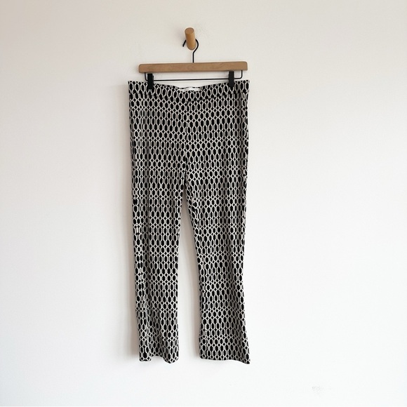 RAFFAELLO ROSSI Macy 7/8 Pant in Beige Black Graphical...